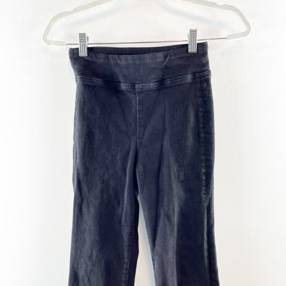 FRAME The Jet Set High Rise Flare Leg Pull On Jeans Black 0 - Picture 5 of 12